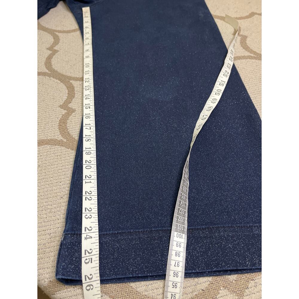 Maeve The Colette High-Rise Cropped Wide-Leg Jeans: Sparkle Edition, size 32 - Picture 11 of 16